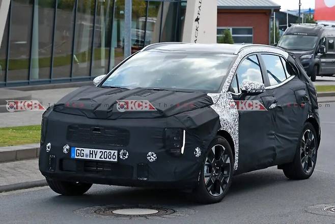 기아 '스포티지 페이스리프트' 테스트카 (출처 : KCB)