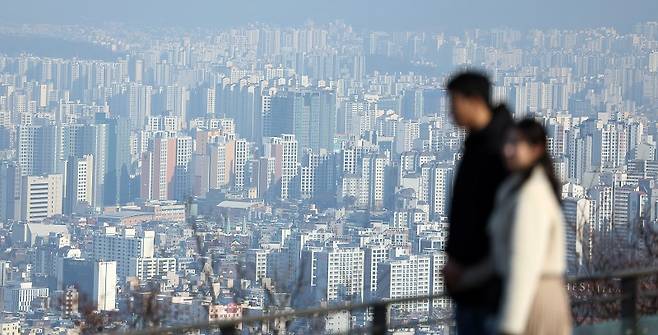 사진은 이날 서울 남산에서 바라본 시가지 모습. 2024.1.30(ⓒ뉴스1, 무단 전재-재배포 금지)