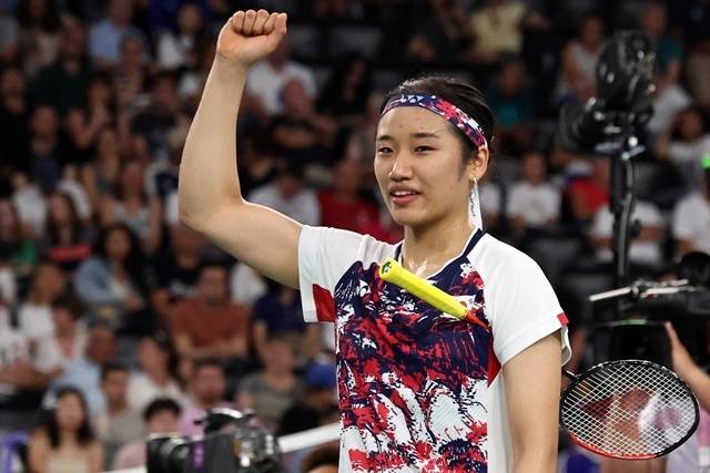 여자 배드민턴 단식 세계 랭킹 1위인 안세영. 사진(AFP)=연합뉴스