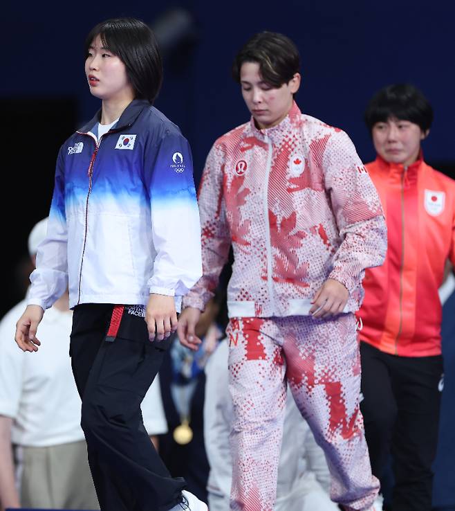 허미미와 크리스타 데구치. 연합뉴스