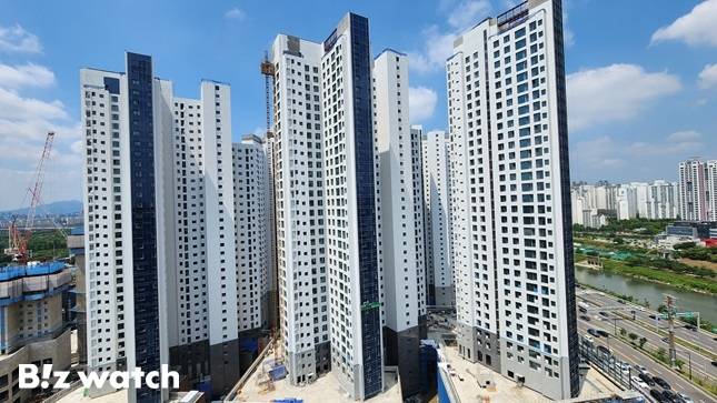 '서울숲 아이파크 리버포레 1차' 전경. 현재 공정률은 82% 수준이다. /자료=HDC현대산업개발