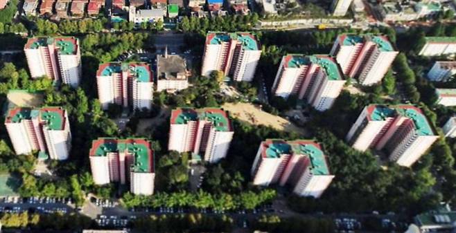 과천주공4단지 전경. /네이버 항공뷰