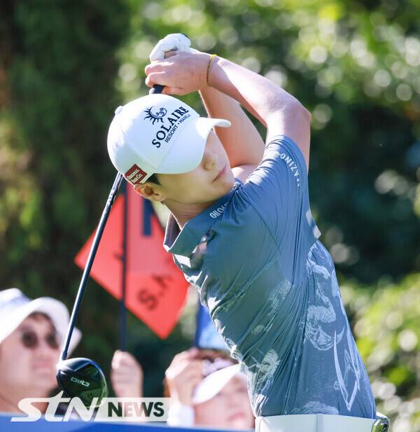 9개월여만 공식 대회에 나선 박성현. 사진┃STN뉴스 손진현 기자