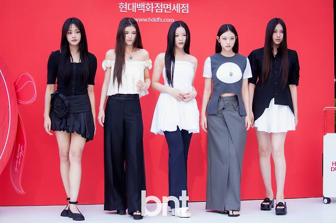뉴진스 민지, 다니엘, 하니, 해린, 혜인&nbsp;
