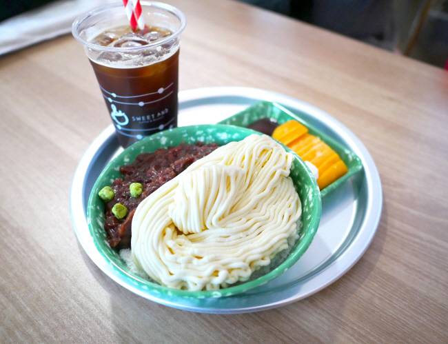 스위트앤드 ‘짜장면 모양 빙수’