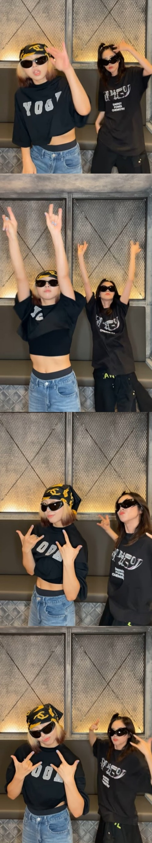 사진=왼쪽부터 2NE1 공민지, 산다라박/공민지 소셜미디어 캡처