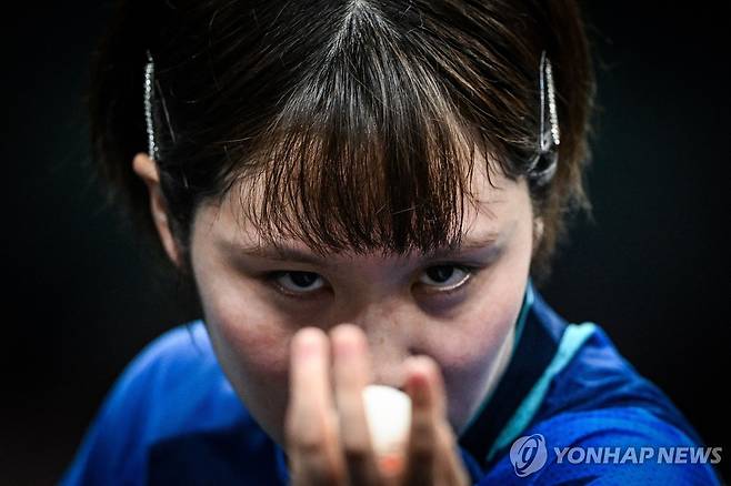 신유빈의 다음 상대 히라노 [AFP=연합뉴스]