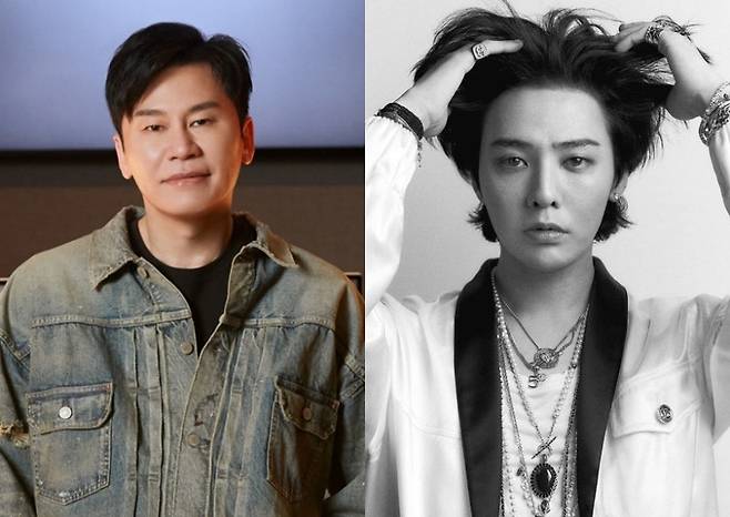 양현석, 지드래곤. (사진=YG엔터테인먼트, 갤럭시코퍼레이션 제공)