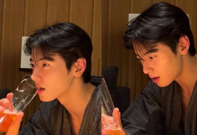 사진=차은우 소셜미디어 캡처