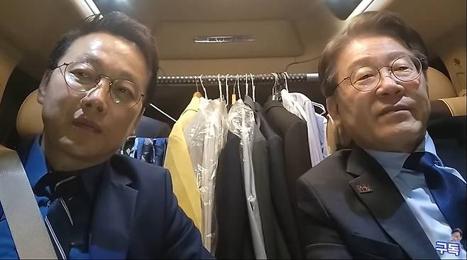 이재명 전 대표의 유튜브에 출연한 정봉주 최고위원 후보 /사진=이재명 유튜브
