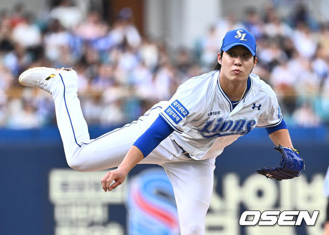 [OSEN=대구, 이석우 기자] 삼성 라이온즈 원태인 058 2024.07.20 / foto0307@osen.co.kr