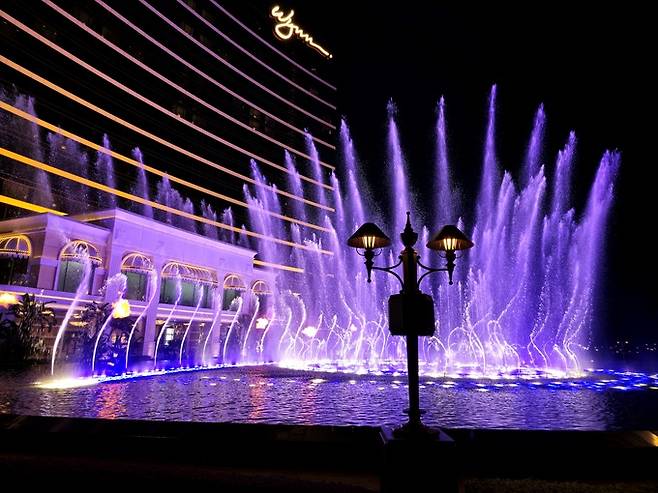 윈 팰리스 분수쇼.