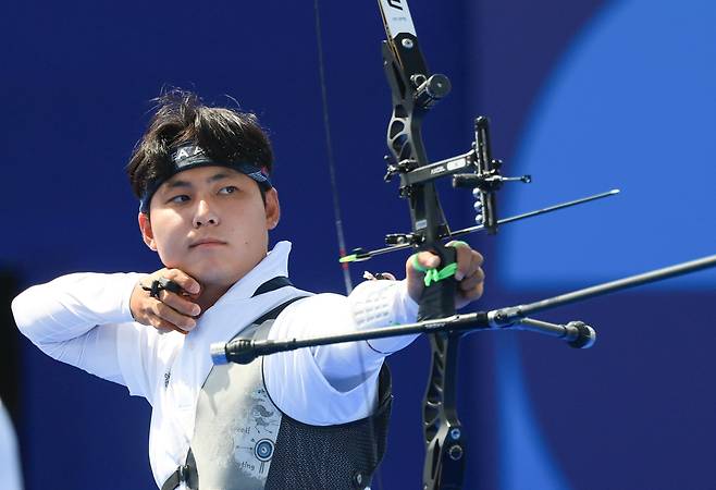 대한민국 남자 양궁 대표팀 이우석 선수. /뉴스1