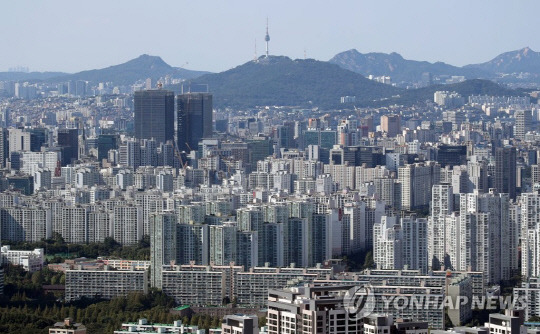 서울 강남구 일대 아파트 단지의 모습. 연합뉴스