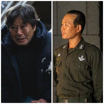 '응답하라 1988'로 친근한 이미지가 강한 배우 유재명은 최근 한 달 새 공개될 드라마와 영화에서 잇따라 악역을 맡았다. 왼쪽 사진은 드라마 '노 웨이 아웃'에서 아동 성범죄자 역을 맡은 모습. 영화 '행복의 나라'에선 전두환 전 대통령을 모티프로 한 인물을 연기한다. 스튜디오 X+U, NEW 제공