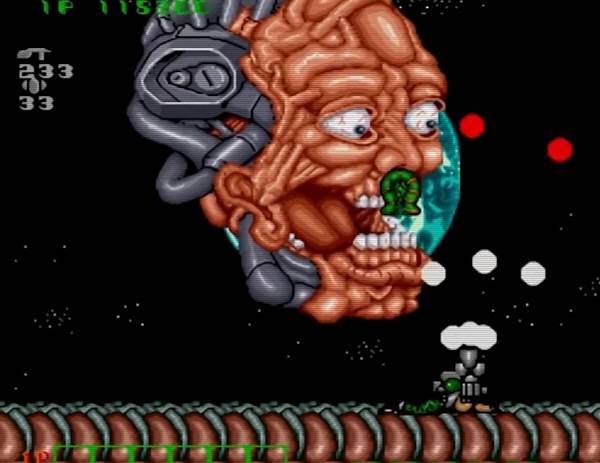 '미드나이트 레지스탕스'의 막판 보스.. 나중에 입에서 뇌를 뱉어낸다