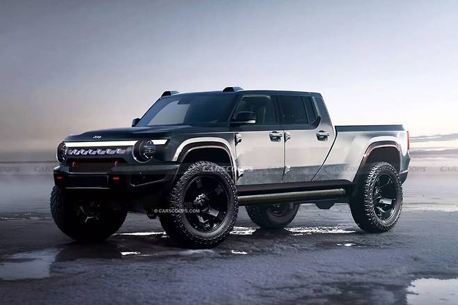 지프 글래디에이터 EV 모델 예상도