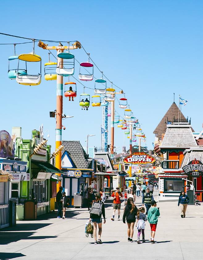 아기자기한 테마파크, 산타크루즈 비치 보드워크