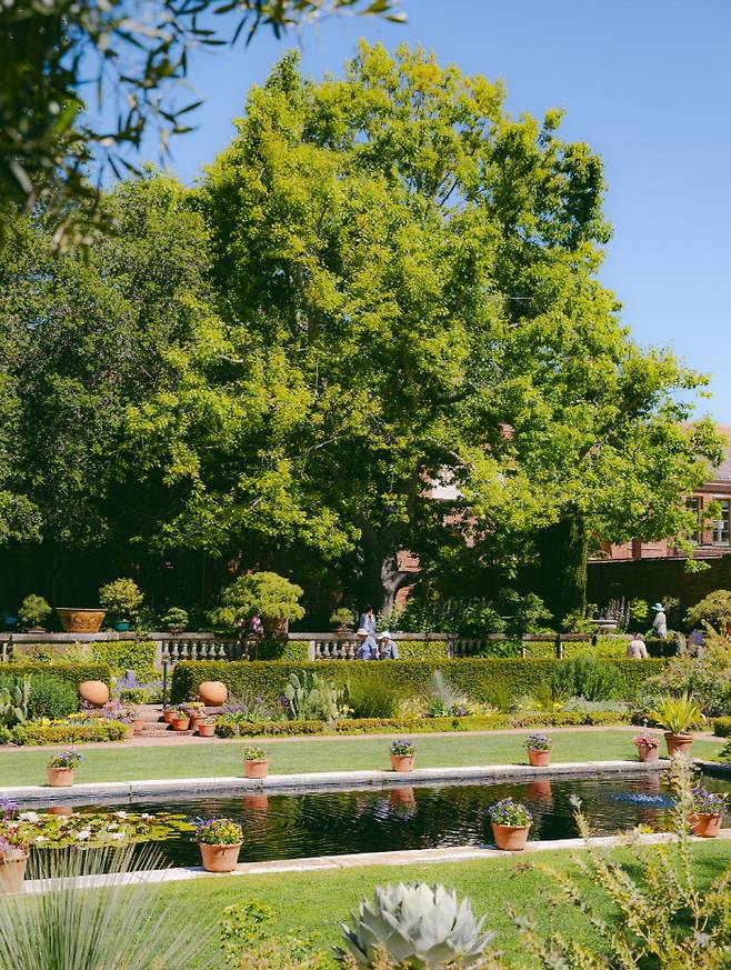 피롤리의 정원. 100년 넘은 정원이지만 여전히 싱그럽다