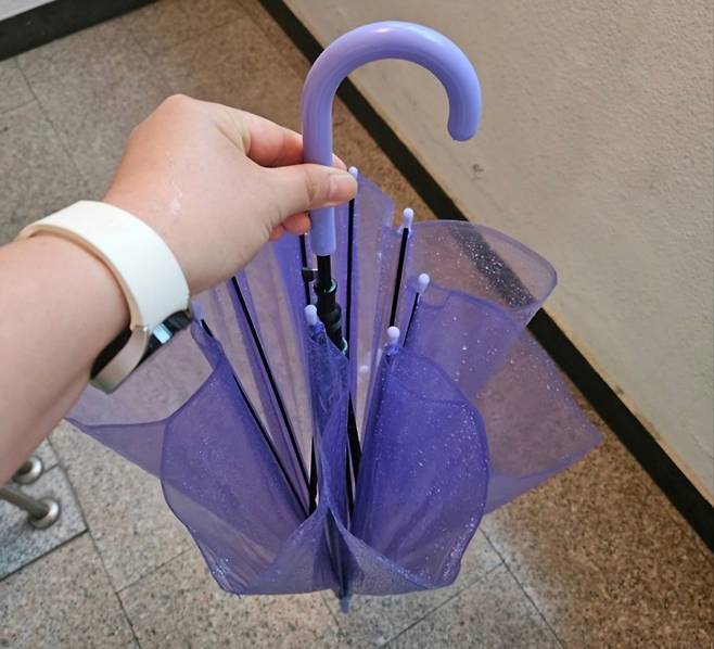 당근에 우산을 빌려준 이웃을 찾는다며 올라온 게시글 [당근 제공]