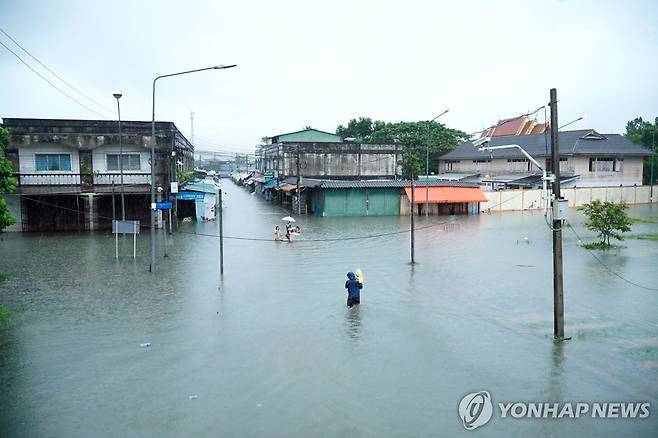 태국 남부 홍수 [EPA 연합뉴스 자료사진. 재판매 및 DB 금지]