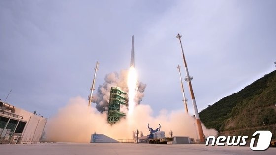 한국형 우주발사체 누리호(KSLV-Ⅱ)가 지난해 5월 25일 오후 전남 고흥군 나로우주센터에서 발사되는 모습. 항공우주연구원 제공