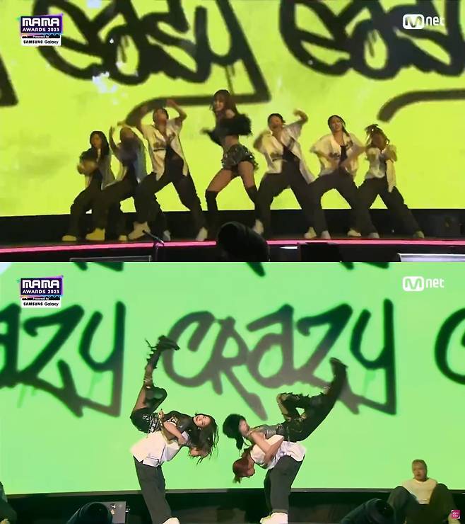 르세라핌. (사진=2023 MAMA어워즈 무대 캡처)