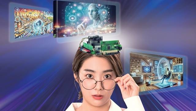 (왼쪽부터)①생성형AI Chat-GPT가 만든 ‘5차 산업혁명’ 관련 이미지. OpenAI ②마이크로소프트의 ‘디자이너’로 만든 인공지능 관련 일러스트. MS ③생성형AI Chat-GPT가 그린 가정서 양자컴퓨터를 사용하는 모습. OpenAI·이미지투데이