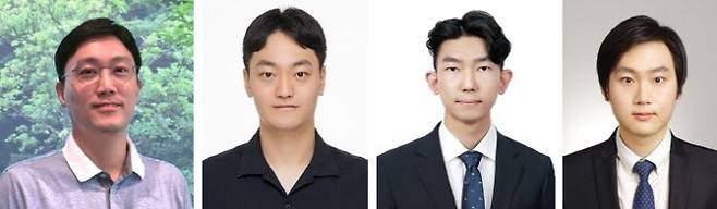 (좌측부터) 서울대학교 기계공학부 박용래 교수, 김재인 박사, 최재윤 연구원, 김준형 연구원