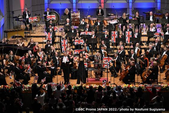 2022년 일본 분카무라에서 열린 BBC 프롬스 재팬 폐막공연. [사진 분카무라]