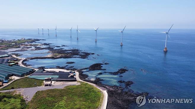 제주 탐라 해상풍력발전단지 [촬영 차대운]