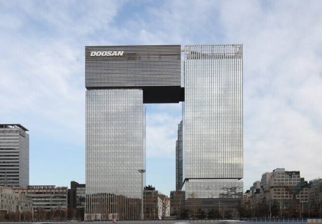 두산그룹 본사. 누리집 갈무리