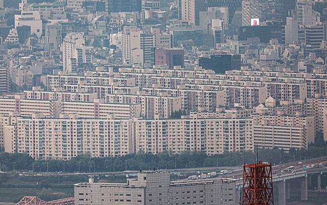 서울 강남구 압구정 일대 아파트 전경. [매경DB]