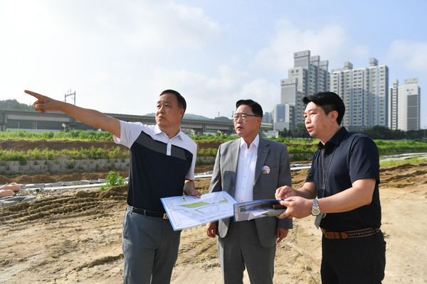 민원현장 찾은 강수현 양주시장(사진제공=양주시청)