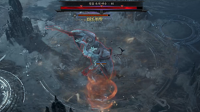 ▲ 소환된 얼음속의 야수