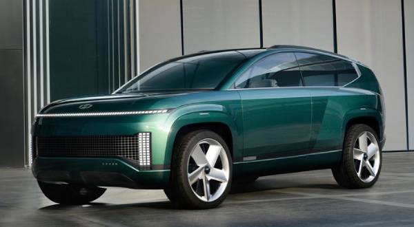 Hyundai’s 2021 concept car ‘Seven’ is expected to be similar to the basic design of the Ioniq 9. [Courtesy of Hyundai Motor Co.]