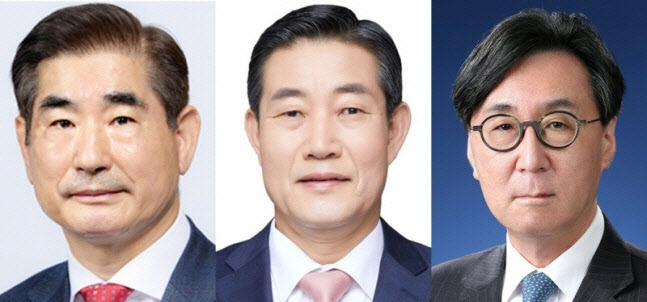 왼쪽부터 김용현 국방부 장관 후보자, 신원식 대통령실 국가안보실장 내정자, 장호진 대통령 외교안보특별보좌관.(사진=연합뉴스)