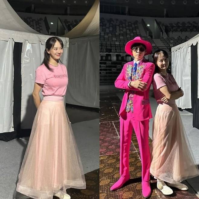 사진=왼쪽부터 송지효, 유재석/송지효 소셜미디어 캡처