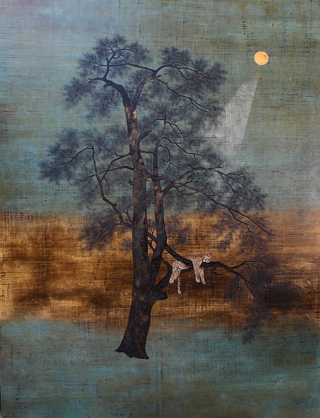 ▲ 텅에 nest (267-03-19-002) 112.0 x 145.0cm, Ottchil painting