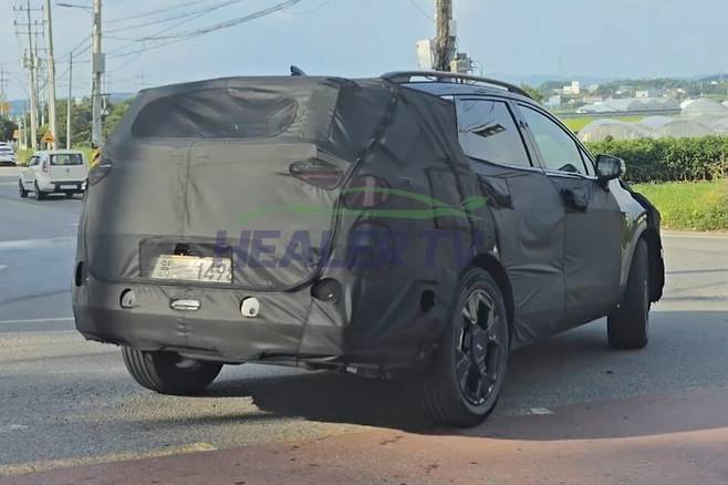 사진 : 기아 스포티지 페이스리프트 그래비티 트림 테스트카 (출처=힐러TV)