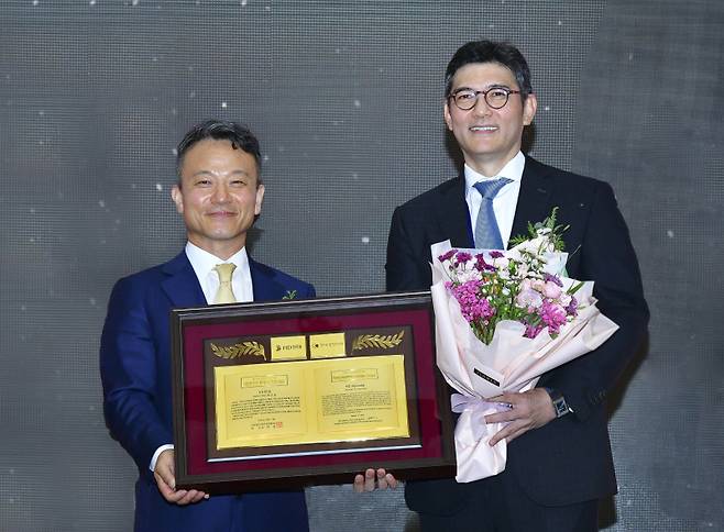 HD현대가 제26회 한국경영학회 융합학술대회에서 ‘대한민국 최우량기업대상’을 수상했다. HD현대 제공