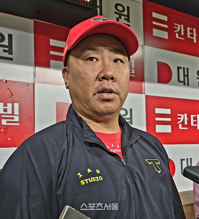 KIA 이범호 감독의 15일 모습. 고척 | 황혜정 기자 et16@sportsseoul.com