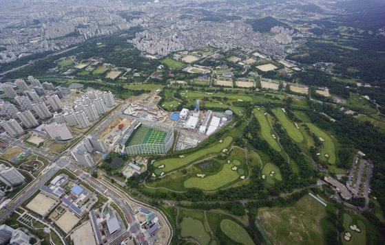 경기도 성남시 위례신도시 전경.   [사진 한국토지주택공사]