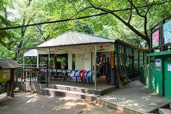 매봉산 산스장 모습.