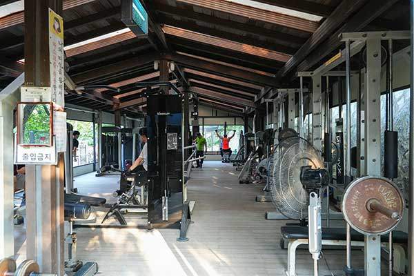 내부 운동공간의 모습