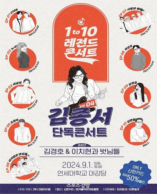 가수 김종서 단독 콘서트 포스터. 윈원엔터테인먼트 제공