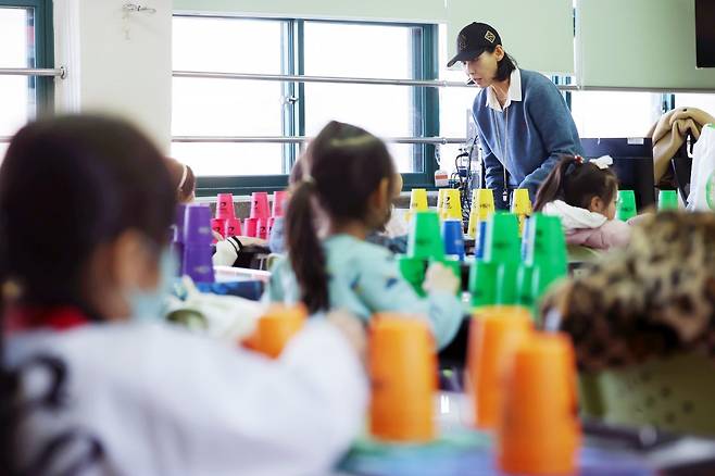 8일 서울 은평구 갈현초등학교에서 늘봄교실이 운영되고 있다. 뉴스1