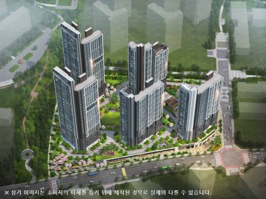 아산배방 금강펜테리움 센트럴파크 조감도
