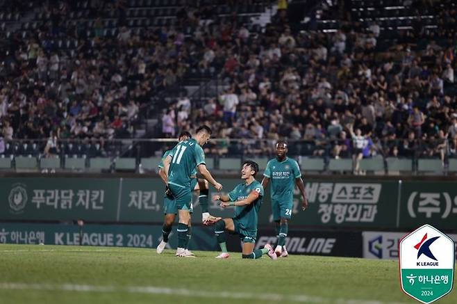 [서울=뉴시스] 프로축구 K리그2 김포FC의 플라나. (사진=한국프로축구연맹 제공) *재판매 및 DB 금지