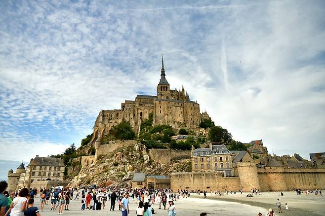 몽생미셸 전경.